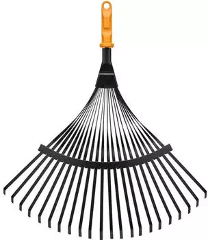 Fiskars OneClick F&auml;cherbesen Metall 375mm, 20 Zinken (1080675)