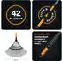 Fiskars OneClick Fächerbesen Metall 375mm, 20 Zinken (1080675)