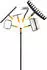 Fiskars OneClick Metallrechen 14 Zinken, 35,9cm (1080677)