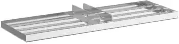vidaXL Gartenrechen Ersatzkopf Edelstahl Silber 75x25x6cm (42011362)