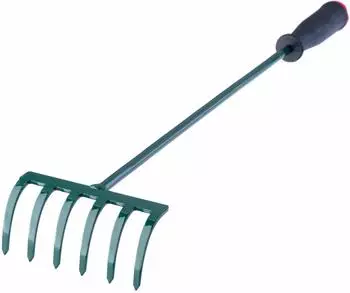 Kadax Kleine Harke 6 Zinken, Grün, 60cm (K645)