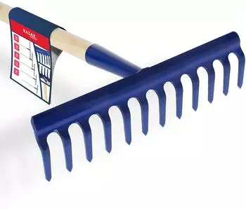 Kadax Gartenrechen Metall 12 Zinken (K2505)