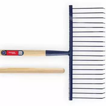 Kadax Drahtzinkenrechen 170cm Stiel, 20 Zinken (K2583)