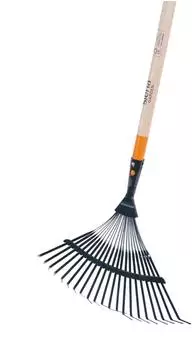 Siena Garden Fächerbesen 21 Zinken, 40cm, mit Eschenstiel 140cm