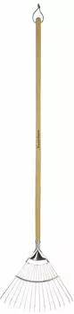 Kent & Stowe Laubbesen Edelstahl Eschenholzstiel 170cm (734091)