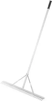 Costway Gartenrechen 91cm Arbeitsbreite, 36 Zinken, Aluminium (ZB33528)