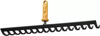 Fiskars OneClick Metallrechen 16 Zinken, 41,3cm (1080678)