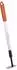Black & Decker Gartenrechen 5 Zinken, höhenverstellbar 66-100cm, Kohlenstoffstahl/Glasfaser/PVC, orange/schwarz