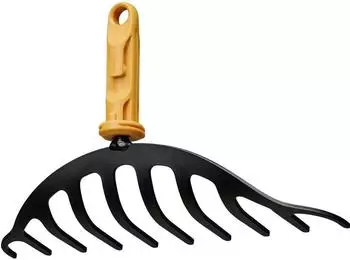 Fiskars OneClick Rosenrechen 10 Zinken, 243mm (1080676)