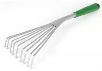 Buri Fächerrechen Handgartengerät 41,5cm 9 Zacken