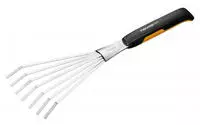 FISKARS 1027044, FISKARS Xact Hand-F&auml;cherbesen mit 7 Zinken schwarz/orange, Heim &