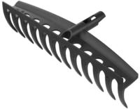 FISKARS Solid Laub-Rechen-Aufsatz Universal Zinken aus Kunststoff, L&auml;nge: 80 mm, - 1
