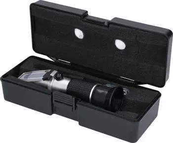 KS Tools Refraktometer - optisches Prüfgerät für Batterieflüssigkeit, Frostschutzmittel und AdBlue-Zusätze