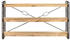 vidaXL Bücherregal 3 Fächer 140x30x80 cm Mango Massivholz