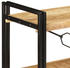 vidaXL Bücherregal 3 Fächer 140x30x80 cm Mango Massivholz