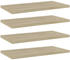 vidaXL Bücherregal-Bretter 4 Stk. Sonoma-Eiche 40x20x1,5 cm