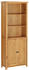 vidaXL Bücherregal mit 2 Türen 70x30x180 cm Massivholz Eiche