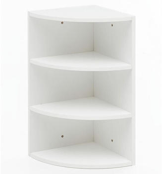 Finebuy Eckregal 30x60x30 cm Weiß
