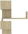 vidaXL 2-tlg. Wand-Eckregale 40x40x50 cm Sonoma-Eiche