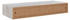 vidaXL 2er-Wandregale 60x23,5x10 cm Betongrau