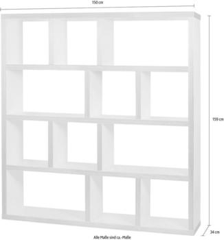 TemaHome Regal Berlin (150x34x159 cm)