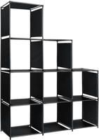 vidaXL Stufenregal 130&times;45&times;170 cm Stoff