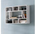 Wohnling Wandregal WL5.810 weiß Hängeregal Klein - weiß Holz WL5.810
