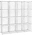 Songmics LPI44 Gitterwürfel Steckregal 123x123x32 cm