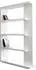 SalesFever Raumteilerregal 128x30x180cm Hochglanz weiß (305553)