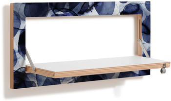 Ambivalenz Fl&auml;pps 60x27-1 Shelf bubbles indigo by Pattern Studio