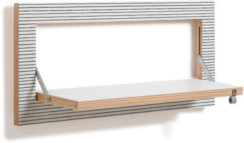 Ambivalenz Fl&auml;pps 60x27-1 Shelf watercolor stripes by Kind of Style