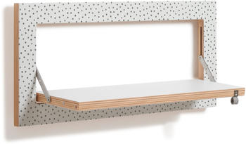 Ambivalenz Fl&auml;pps 60x27-1 Shelf watercolor dots by Kind of Style