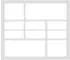 vidaXL Wandregal Weiß 90x16x78 cm (802939)