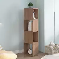 vidaXL Drehregal Sonoma-Eiche 34,5x34,5x75,5 cm Holzwerkstoff