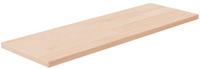 vidaXL Regalboden 60x20x1,5 cm Unbehandeltes Massivholz Eiche