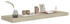 vidaXL Schweberegale 2 Stk. Eiche-Optik 80x23,5x3,8 cm MDF (323878)