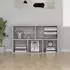 vidaXL Bücherregal/Sideboard Grau Sonoma 50x25x80 cm (826612)