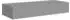 vidaXL Wandregal mit Schublade Grau 60x23,5x10 cm MDF (330259)