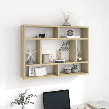 vidaXL Wandregal Sonoma-Eiche 75x16x55 cm (803005)