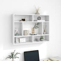 Wandregal Wei&szlig; 75x16x55 Cm Holzwerkstoff Vidaxl