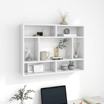 vidaXL Wandregal Wei&szlig; 75x16x55 cm (803002)