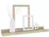 vidaXL Wandregale 2 Stk. Sonoma-Eiche 40x9x3 cm (326679)