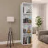 vidaXL Bücherregal/TV-Schrank Weiß 36×30×143 cm (800144)