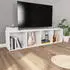 vidaXL Bücherregal/TV-Schrank Weiß 36×30×143 cm (800144)