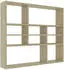 vidaXL Wandregal Sonoma-Eiche 90x16x78 cm (802942)