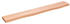 vidaXL Wandregal Hellbraun 80x10x2 cm Massivholz Eiche Behandelt (363656)