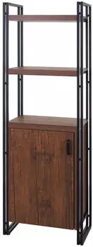 Mendler Bücherregal MCW-A27 165x55cm braun