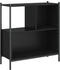 vidaXL Bücherregal Schwarz 72x28x77,5 cm (838878)