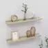 vidaXL Wandregale 2 Stk. Sonoma-Eiche 60x9x3 cm (326680)