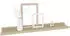 vidaXL Wandregale 2 Stk. Sonoma-Eiche 60x9x3 cm (326680)